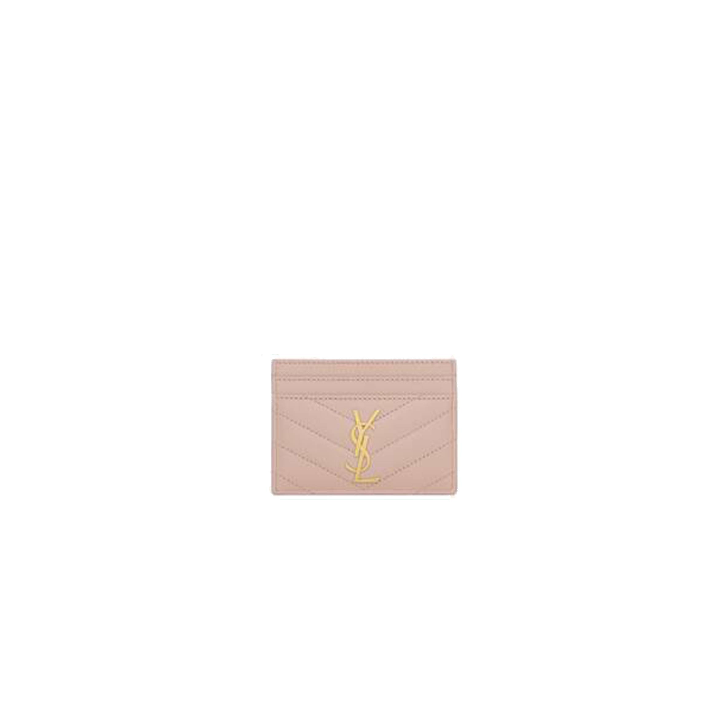 YSL CASSANDRE MATELASSÉ CARD CASE IN GRAIN DE POUDRE EMBOSSED LEATHER 423291BOW016920 (10.5*7.5*0.5cm)