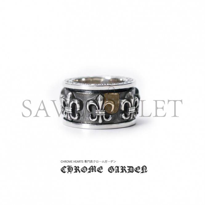 CHROME HEARTS BS FLEUR SPINNER RING