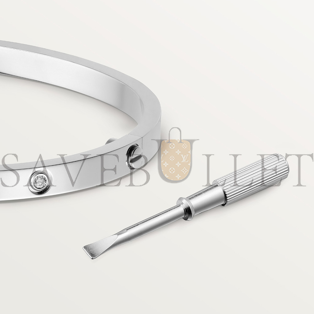 CARTIER  LOVE BRACELET, SMALL MODEL, 10 DIAMONDS B6048017