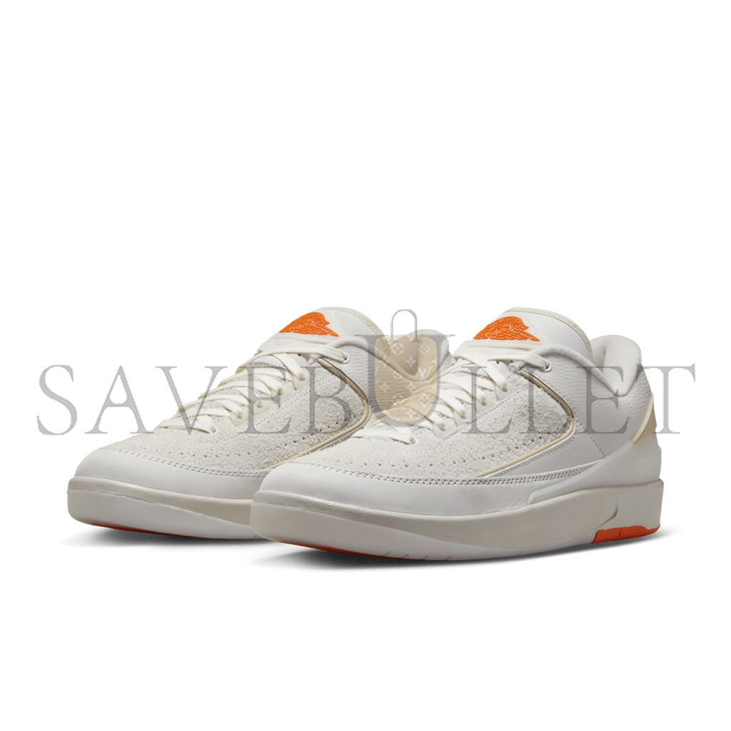 NIKE AIR JORDAN 2 RETRO LOW SP WHITE LIGHT BONE MANDARIN DV7128-110