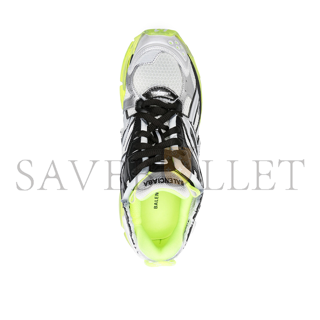 BALENCIAGA RUNNER SNEAKER WHITE FLUO YELLOW 677403W3RBP1093