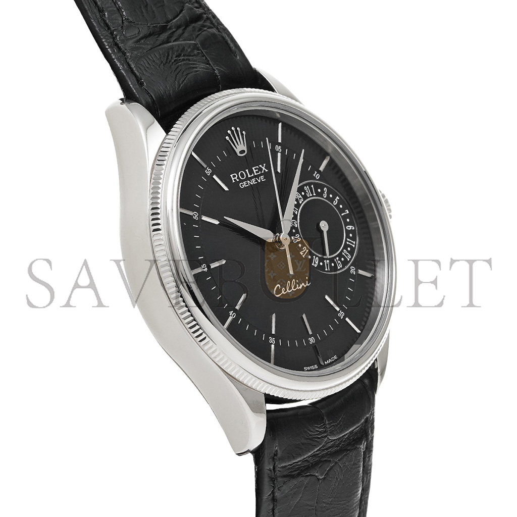 ROLEX CELLINI DAYTO BLACK WATCH 50519