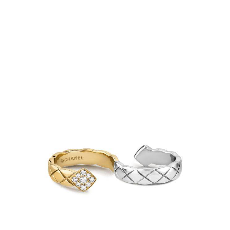 CHANEL COCO CRUSH TWO-FINGER RING - REF. J11655