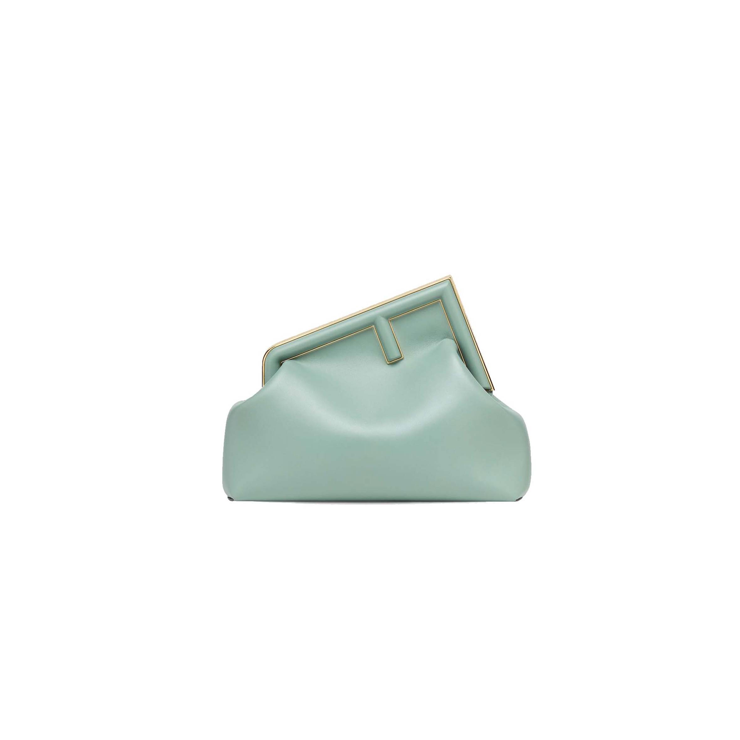 FENDI FIRST MEDIUM - MINT GREEN LEATHER BAG 8BP127ABVEF03HW (32.5*23.5*15cm)