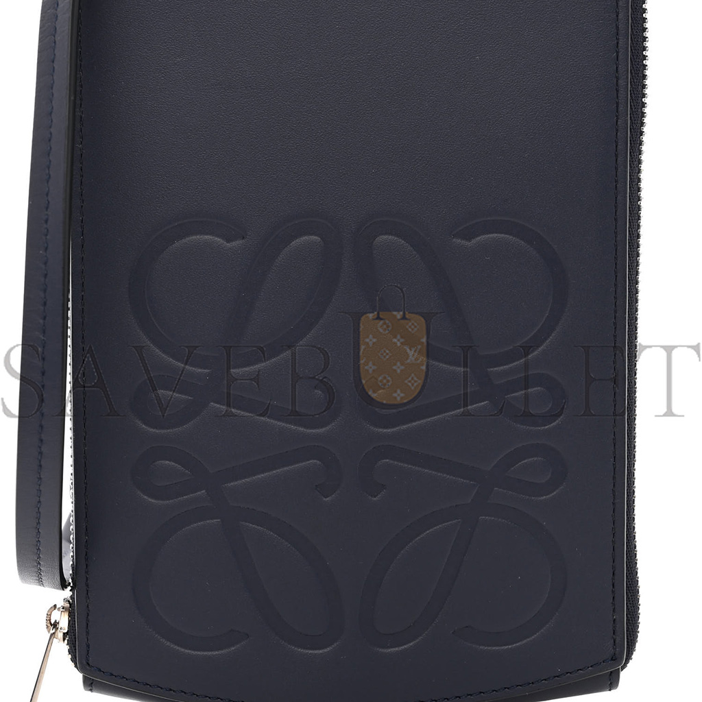 LOEWE SMOOTH CALFSKIN ANAGRAM PHONE POCKET (18*11*1cm)