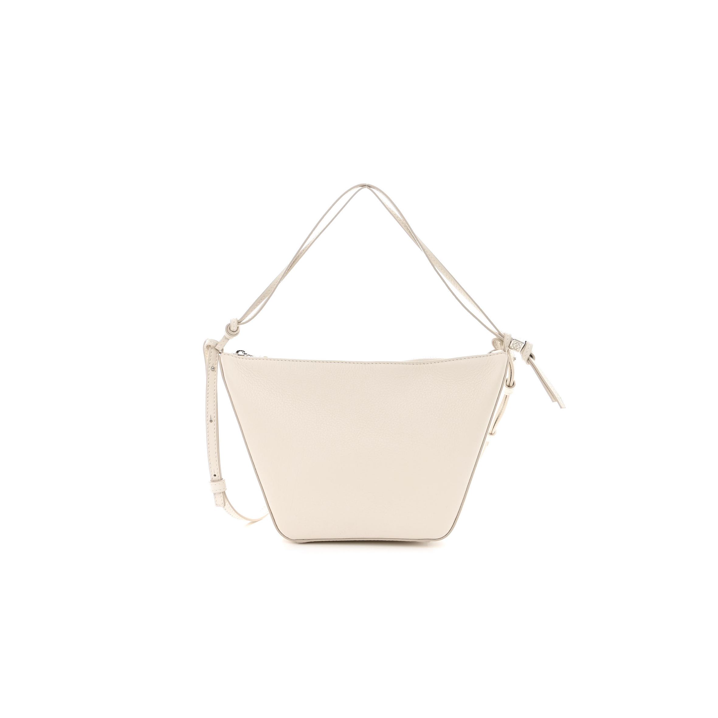 LOEWE CALFSKIN MINI HAMMOCK HOBO SOFT WHITE (17*17*10cm)