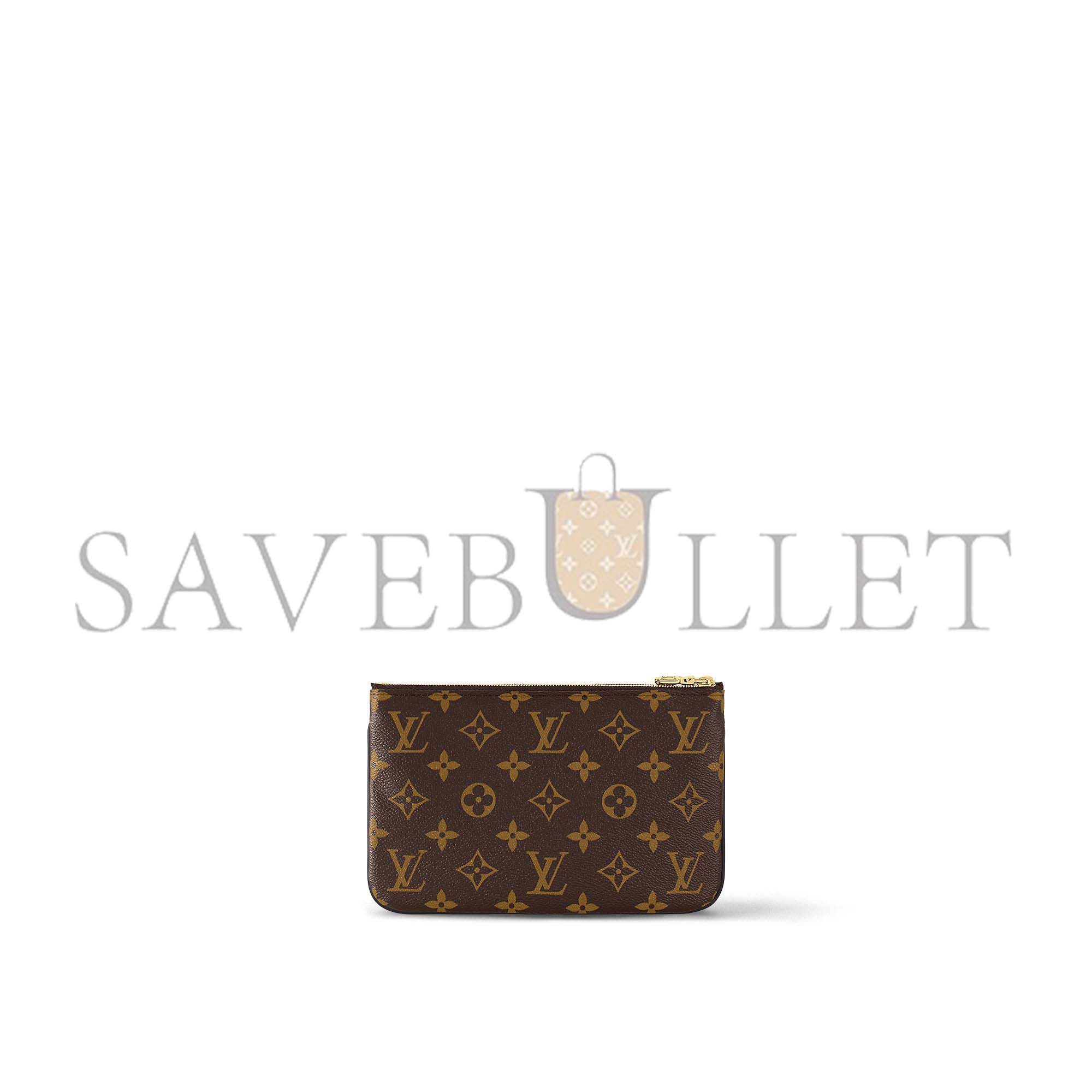 LOUIS VUITTON DOUBLE ZIP POCHETTE M69203 (20*12.5*3cm)