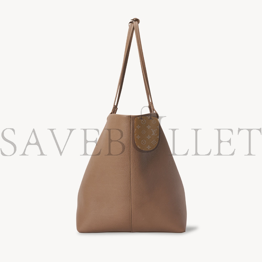 THE ROW XL PARK TOTE BAG IN LEATHER TAUPE W1201L133TPLD (30*36*30cm)