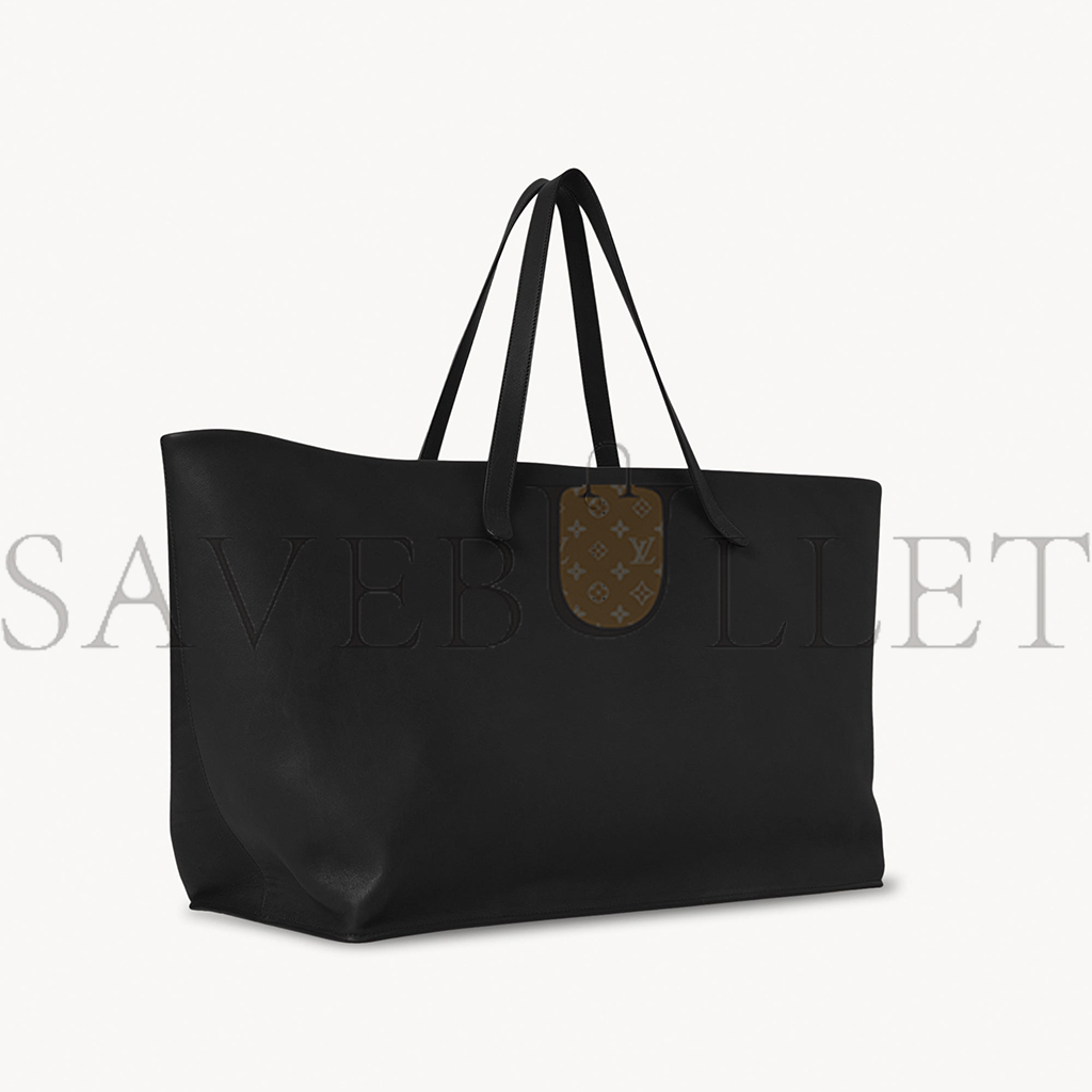 THE ROW XL IDAHO BAG IN LEATHER BLACK W1592L72BLSG (52*30*23cm)