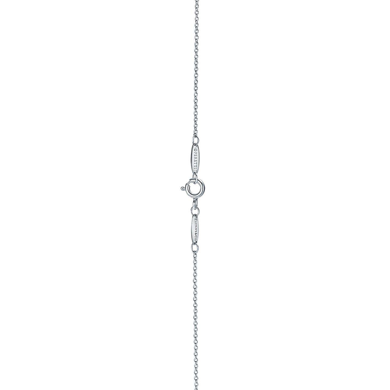 TIFFANY  ELSA PERETTI® OPEN HEART PENDANT IN SILVER, 11 MM