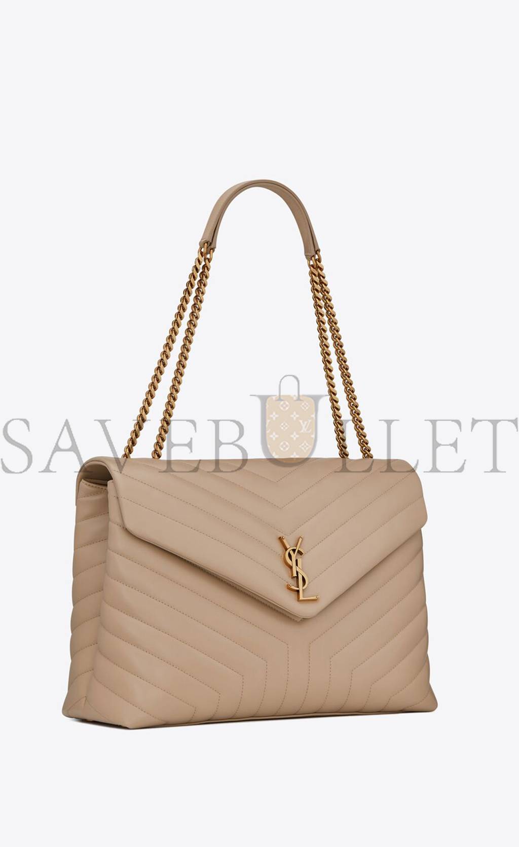 YSL LOULOU LARGE CHAIN BAG IN QUILTED LEATHER 574947DV7272721 (38*27*14cm)