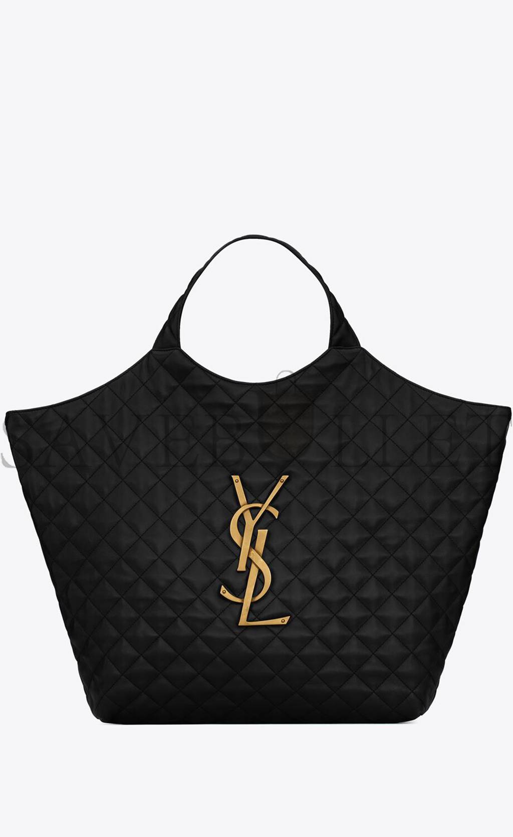 YSL ICARE MAXI SHOPPING BAG IN QUILTED LAMBSKIN 698651AAANG1000 (43*39*8cm)