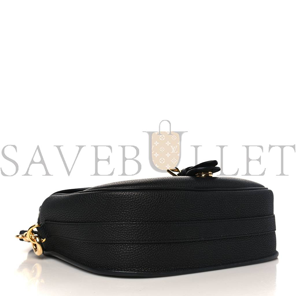 DIOR GRAINED CALFSKIN LARGE BOBBY FLAP BLACK (26*20*8.9cm)